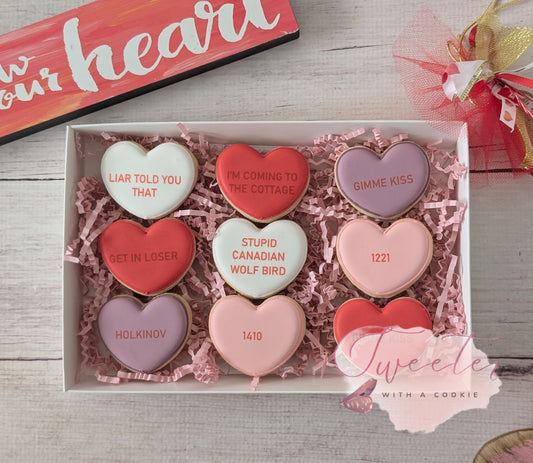 Heated Rivalry Conversation Hearts